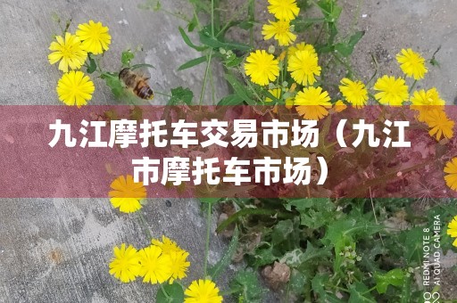 九江摩托车交易市场（九江市摩托车市场）