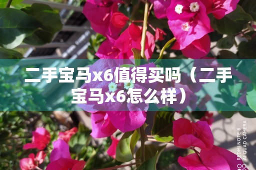 二手宝马x6值得买吗（二手宝马x6怎么样）