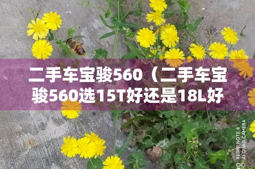 二手车宝骏560（二手车宝骏560选15T好还是18L好）