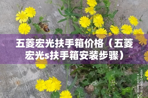 五菱宏光扶手箱价格（五菱宏光s扶手箱安装步骤）