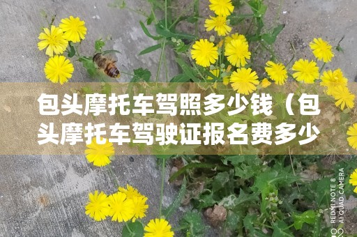 包头摩托车驾照多少钱（包头摩托车驾驶证报名费多少钱）