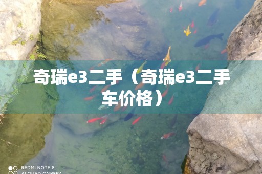 奇瑞e3二手（奇瑞e3二手车价格）