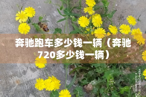 奔驰跑车多少钱一辆（奔驰720多少钱一辆）