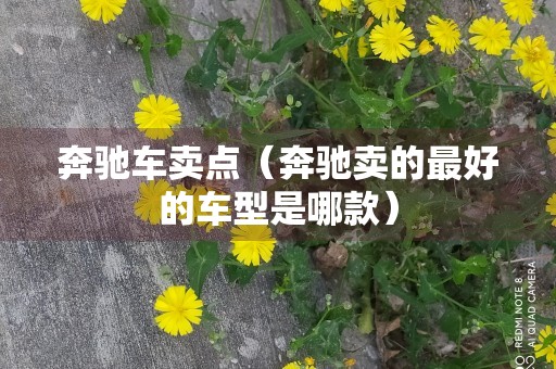 奔驰车卖点（奔驰卖的最好的车型是哪款）