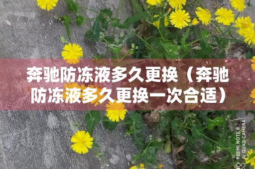 奔驰防冻液多久更换（奔驰防冻液多久更换一次合适）