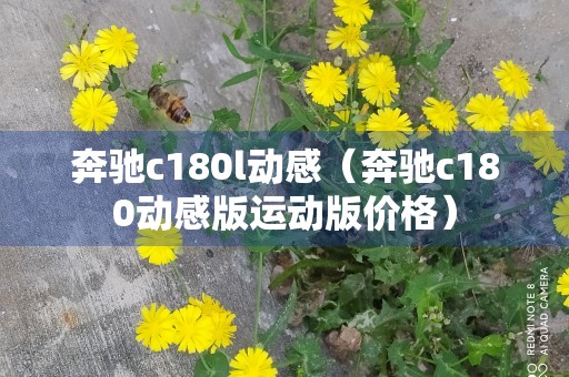 奔驰c180l动感（奔驰c180动感版运动版价格）