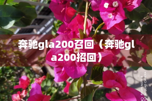 奔驰gla200召回（奔驰gla200招回）