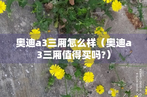 奥迪a3三厢怎么样（奥迪a3三厢值得买吗?）