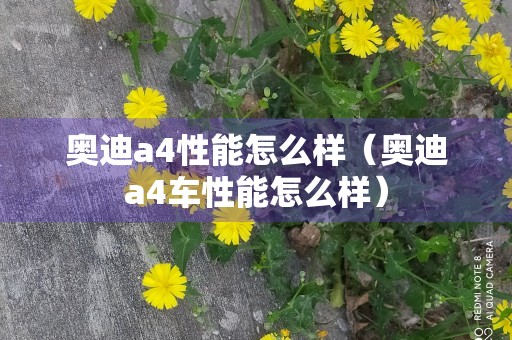 奥迪a4性能怎么样（奥迪a4车性能怎么样）