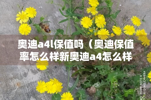 奥迪a4l保值吗（奥迪保值率怎么样新奥迪a4怎么样）