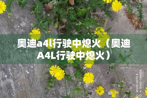 奥迪a4l行驶中熄火（奥迪A4L行驶中熄火）