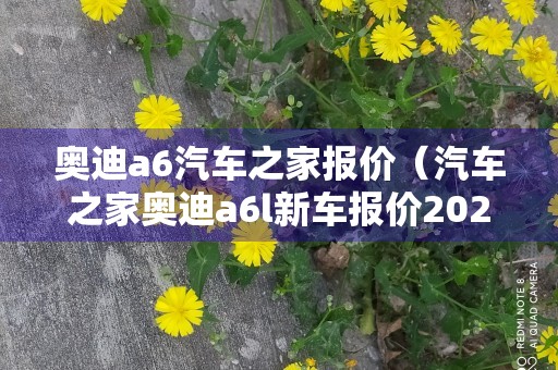 奥迪a6汽车之家报价（汽车之家奥迪a6l新车报价2020款）