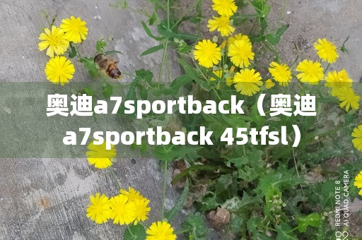 奥迪a7sportback（奥迪a7sportback 45tfsl）