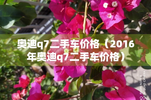 奥迪q7二手车价格（2016年奥迪q7二手车价格）