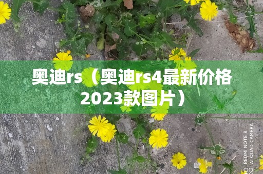 奥迪rs（奥迪rs4最新价格2023款图片）