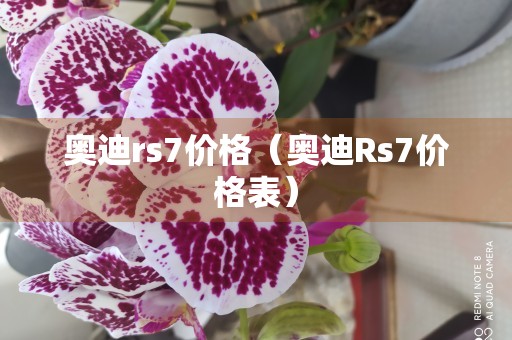 奥迪rs7价格（奥迪Rs7价格表）