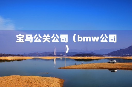 宝马公关公司（bmw公司）