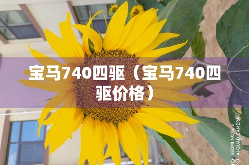 宝马740四驱（宝马740四驱价格）