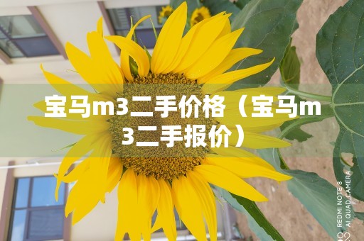 宝马m3二手价格（宝马m3二手报价）