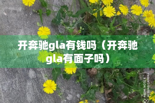 开奔驰gla有钱吗（开奔驰gla有面子吗）