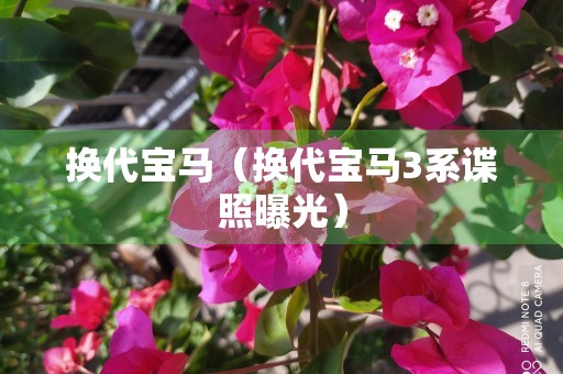 换代宝马（换代宝马3系谍照曝光）