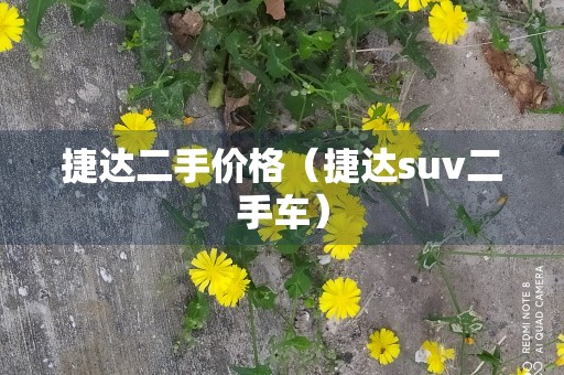 捷达二手价格（捷达suv二手车）