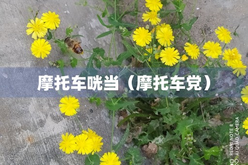 摩托车咣当（摩托车党）