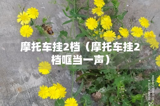 摩托车挂2档（摩托车挂2档哐当一声）