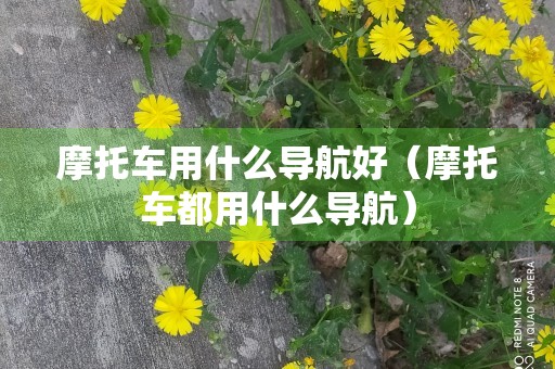 摩托车用什么导航好（摩托车都用什么导航）