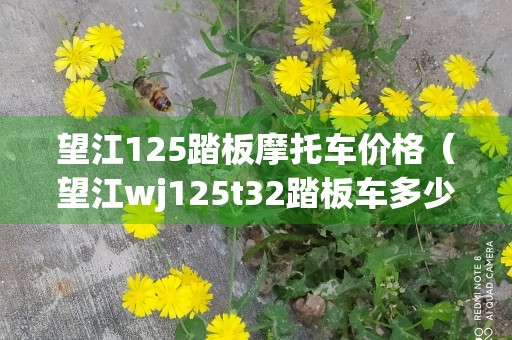 望江125踏板摩托车价格（望江wj125t32踏板车多少钱）