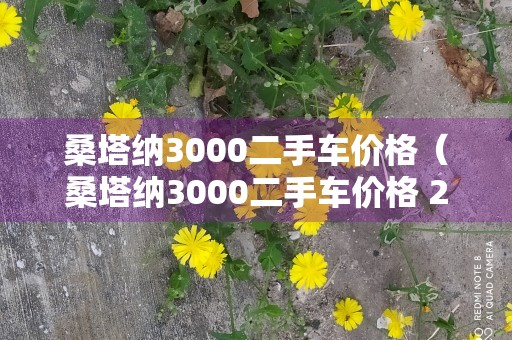 桑塔纳3000二手车价格（桑塔纳3000二手车价格 2008）