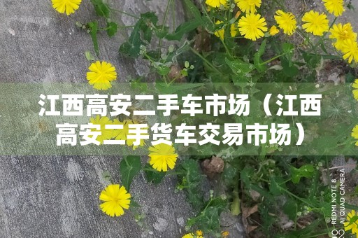 江西高安二手车市场（江西高安二手货车交易市场）