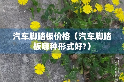 汽车脚踏板价格（汽车脚踏板哪种形式好?）