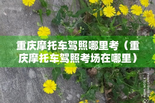 重庆摩托车驾照哪里考（重庆摩托车驾照考场在哪里）