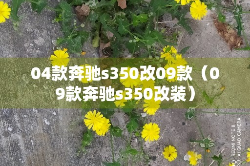 04款奔驰s350改09款（09款奔驰s350改装）