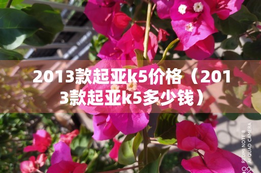 2013款起亚k5价格（2013款起亚k5多少钱）